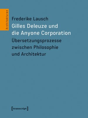 cover image of Gilles Deleuze und die Anyone Corporation